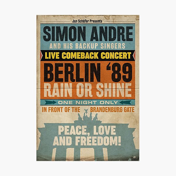 Item preview, SIMON ANDRE: Live 1989 designed and sold by GZMShows.