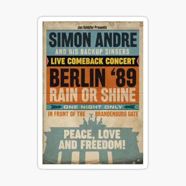 Item preview, SIMON ANDRE: Live 1989 designed and sold by GZMShows.