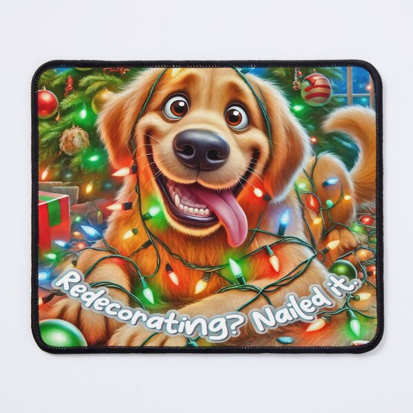 Item preview, Golden Retriever’s Holiday Mischief designed and sold by gleefulme.