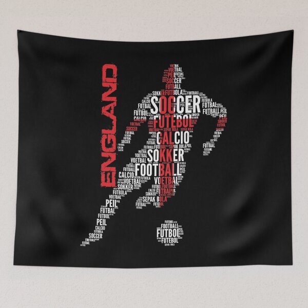 Item preview, England Football Typography designed and sold by goodspy.