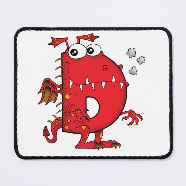 Item preview, Letter D Dragon designed and sold by alphatoons.