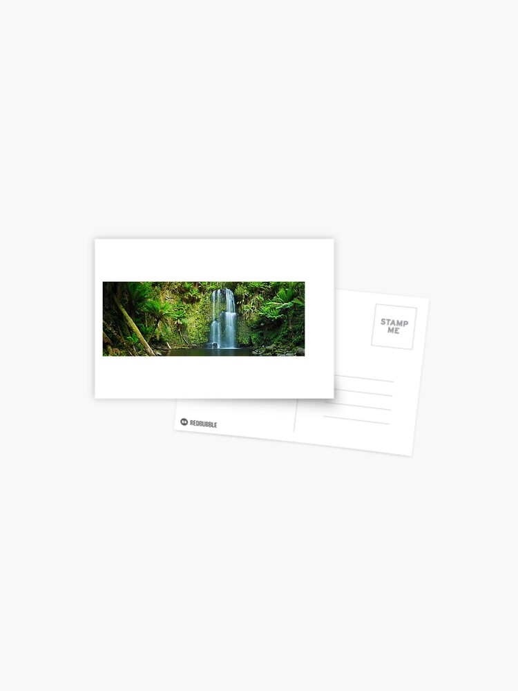 Thumbnail 1 of 2, Postcard, Beauchamp Falls, Otways, Great Ocean Road, Victoria, Australia designed and sold by Chockstone.