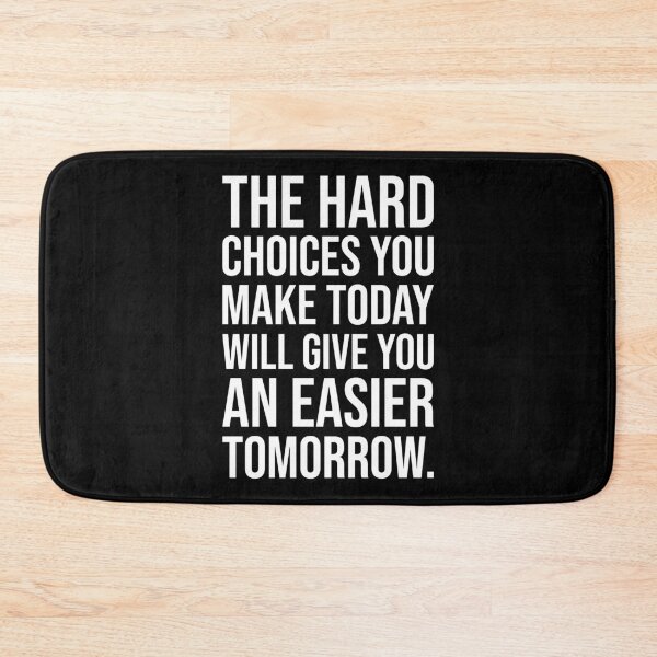Item preview, Hard Choices For Easier Tomorrow - Success Motivational designed and sold by chantastical.