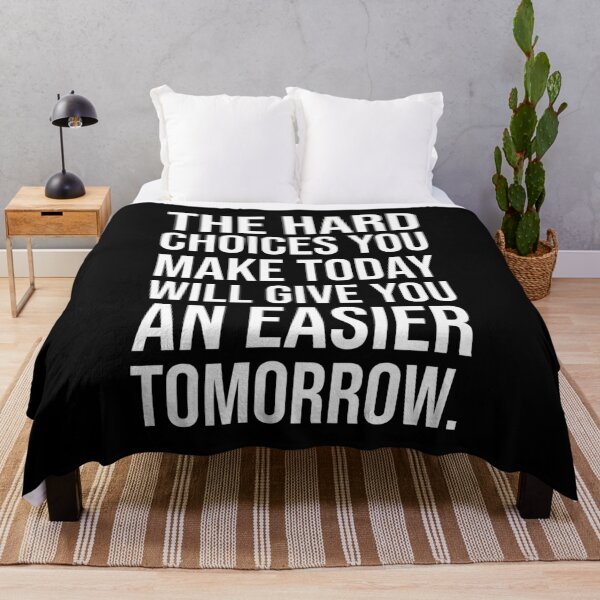 Item preview, Hard Choices For Easier Tomorrow - Success Motivational designed and sold by chantastical.
