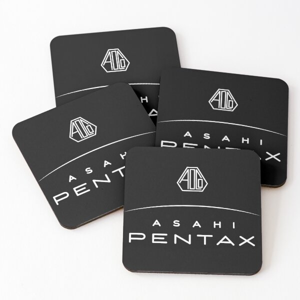 Item preview, Pentax Asahi Optical Co Vintage Film Camera 1960s Logo (White) designed and sold by Leah Streader.