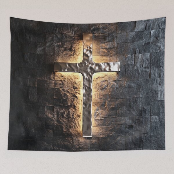 Item preview, A cross made of metal nails with a rusty design designed and sold by JOTAMIKE.