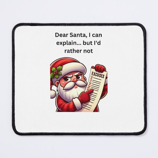 Item preview, Dear Santa, I Can Explain… But I’d Rather Not" Christmas Design designed and sold by Jesshelms83.