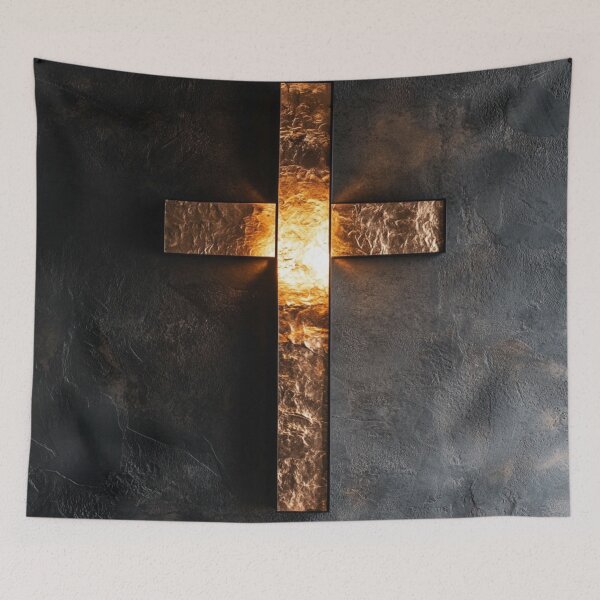 Item preview, A cross made of metal nails with a rusty design designed and sold by JOTAMIKE.