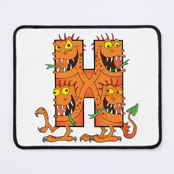 Item preview, Letter H Hydra designed and sold by alphatoons.