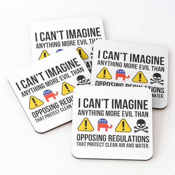Item preview, Opposing protecting clean air and water is evil  designed and sold by Rachel the Artist .