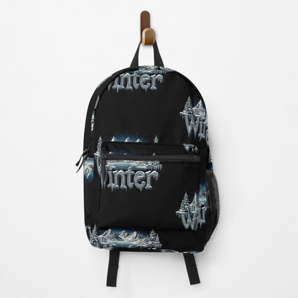 Item preview, A_captivating_3D_render_of_the_word_Winter_illustrate designed and sold by JOTAMIKE.