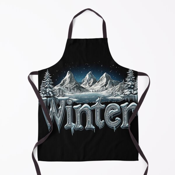 Item preview, A_captivating_3D_render_of_the_word_Winter_illustrate designed and sold by JOTAMIKE.
