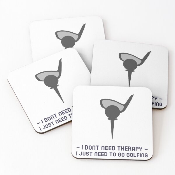 Artikelvorschau, Ich brauche keine Therapie, ich muss nur Golf spielen, Golf-Damen & Herren T-Shirt entworfen und verkauft von JL-Enterprises.