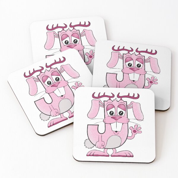 Item preview, Letter J Jackalope designed and sold by alphatoons.