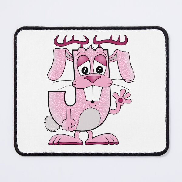 Item preview, Letter J Jackalope designed and sold by alphatoons.