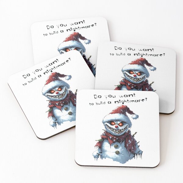 Item preview, Sinister Snowman: Anti-Holiday Nightmare Art designed and sold by SkullTroops.