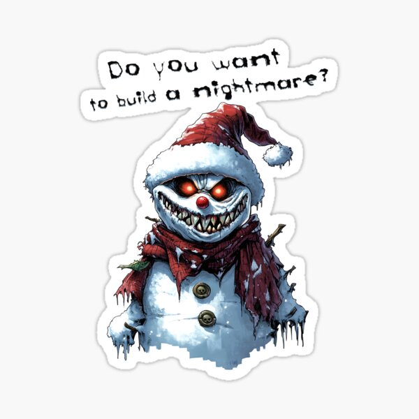 Artikelvorschau, Unheimlicher Schneemann: Anti-Feiertags-Albtraumkunst entworfen und verkauft von SkullTroops.