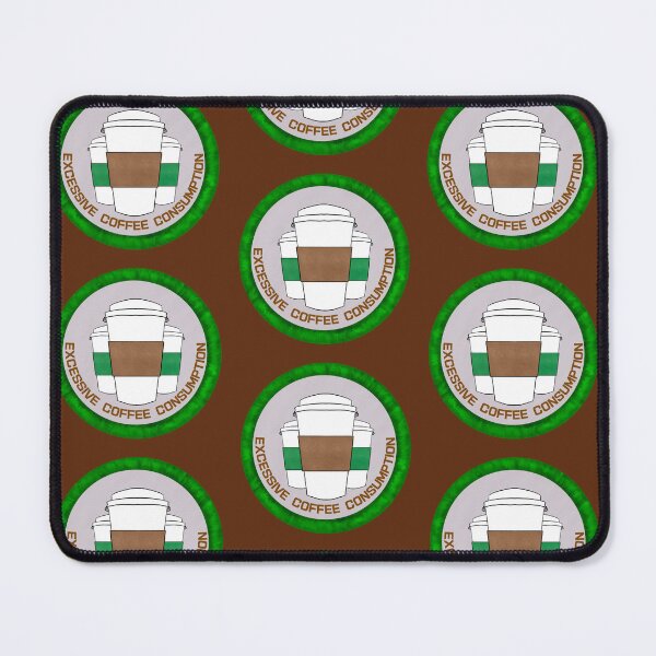 Item preview, Excessive Coffee Consumption Merit Badge designed and sold by AdventuresOy.