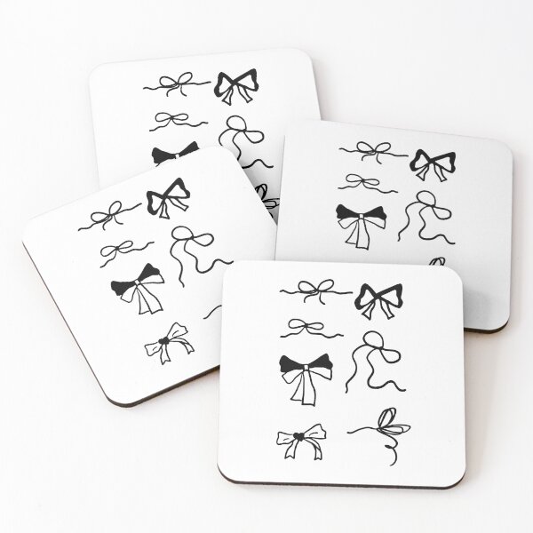 Item preview, Bow Elegance: Cute Minimalist Line Drawings designed and sold by RM-Journey.