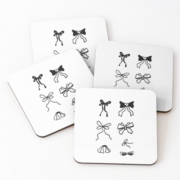 Item preview, Pretty Bows: Black and White Aesthetic Art designed and sold by RM-Journey.