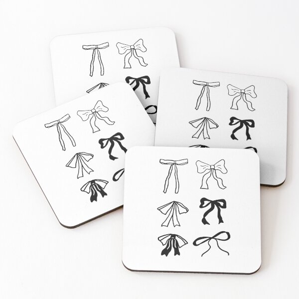 Item preview, Charming Ribbons: Black & White Minimal Art designed and sold by RM-Journey.