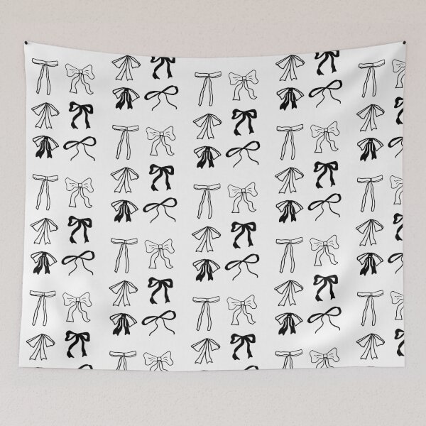 Item preview, Charming Ribbons: Black & White Minimal Art designed and sold by RM-Journey.