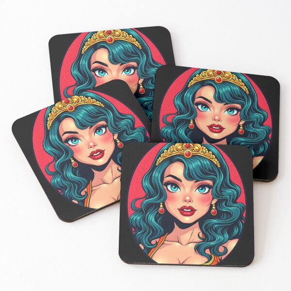 Item preview, Cute Classic Vintage Style Anime Girl designed and sold by TheArtOfPat.