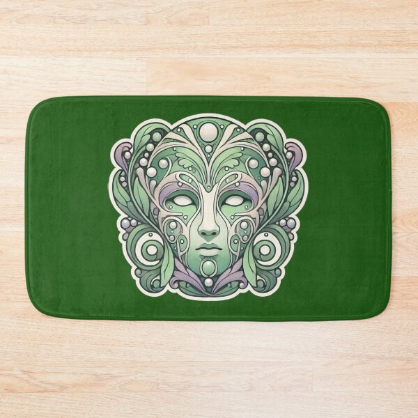 Item preview, Art Nouveau Greenman Print designed and sold by PinUpPizzazz.