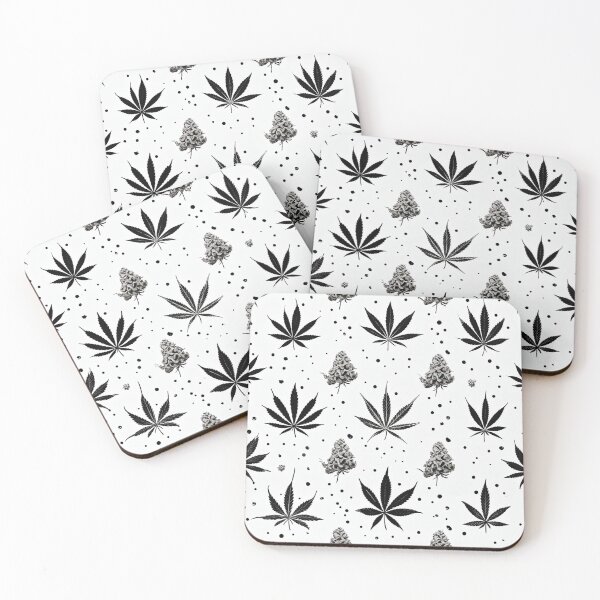 Item preview, marijuana leaf and bud design  designed and sold by EccentricsByE.