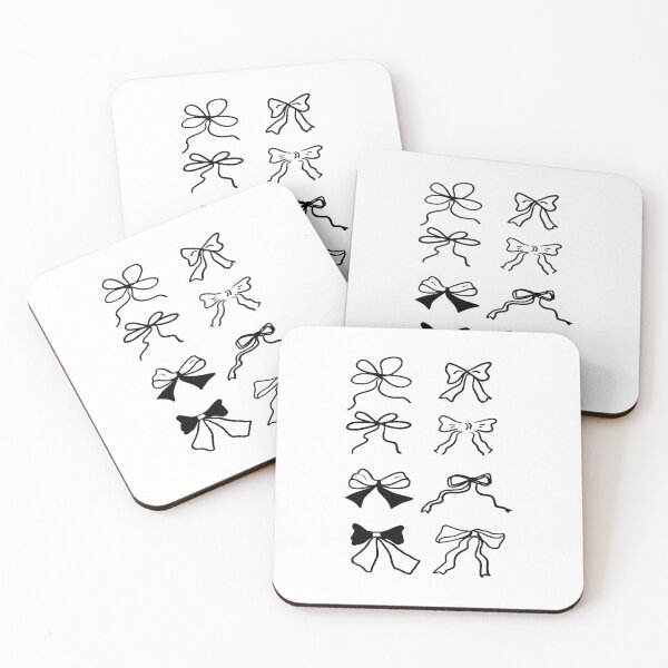 Item preview, Aesthetic Bow Illustrations: Black and White Design designed and sold by RM-Journey.