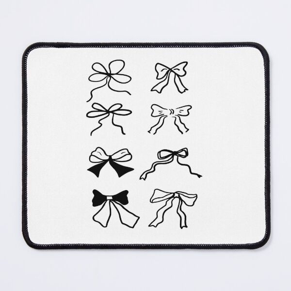 Item preview, Aesthetic Bow Illustrations: Black and White Design designed and sold by RM-Journey.