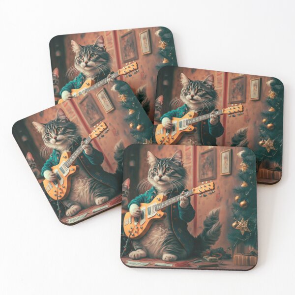 Item preview, Cats "music band" plays Christmas carols designed and sold by wojciech-c.