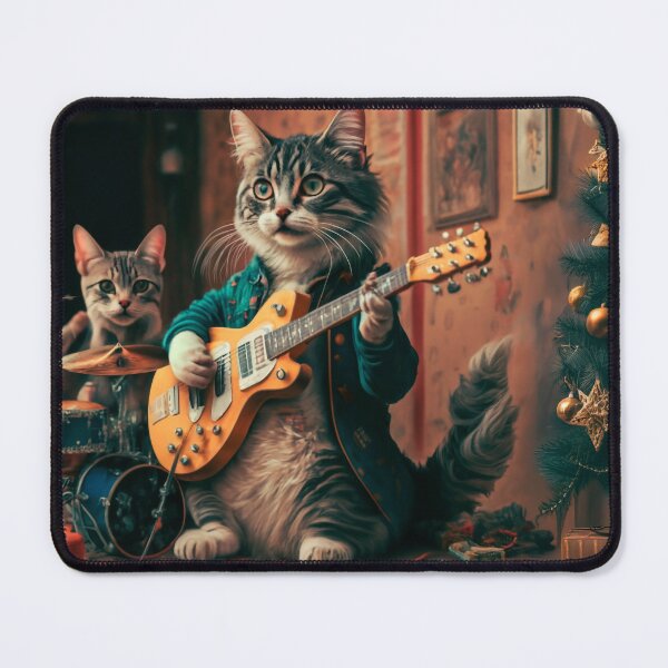 Item preview, Cats "music band" plays Christmas carols designed and sold by wojciech-c.