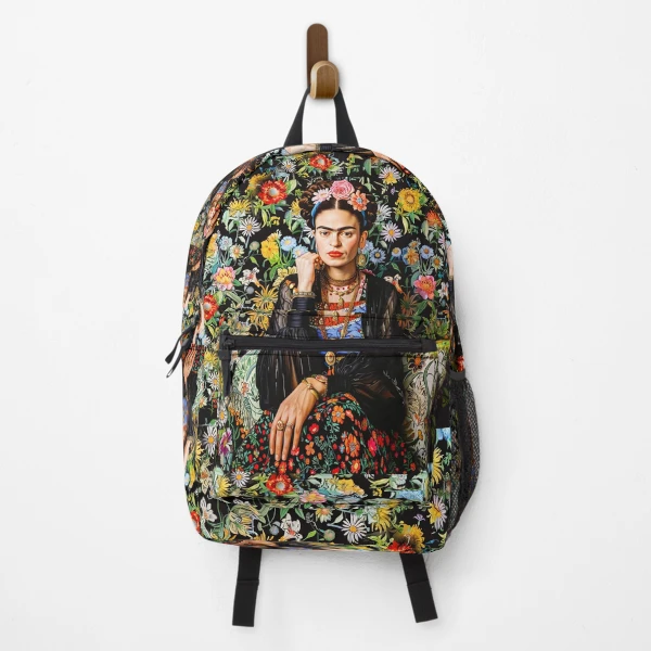 frida kahlo mini backpack | 29 x 26 x 13 cm - 11.4 x 10.2 x 5.1 inches | School Bag | Rucksack | Backpack For School | Cool Gifts | Frida Kahlo Gifts Mini Backpack - Schoudertas -