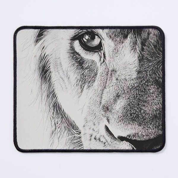 Item preview, stunning fierce lion sketch print designed and sold by dcrc.