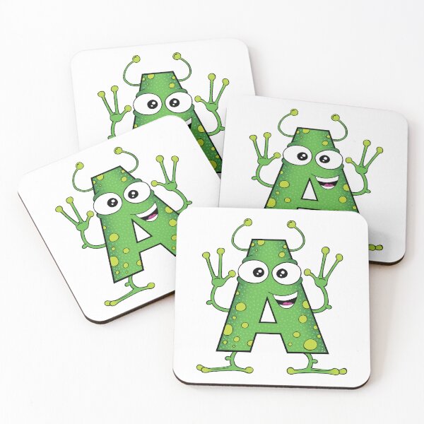 Item preview, Letter A Alien designed and sold by alphatoons.