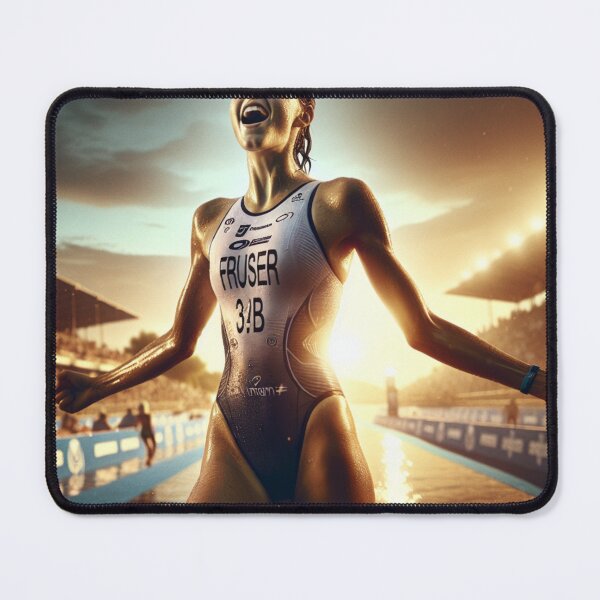 Item preview, Triathlon Finish Line Glory - Motivational Sports Art designed and sold by Triathlongram.
