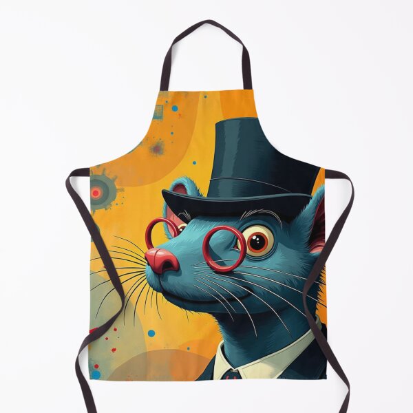 Item preview, Sophisticated Whiskers: The Dapper Blue Mouse designed and sold by lolawycz.