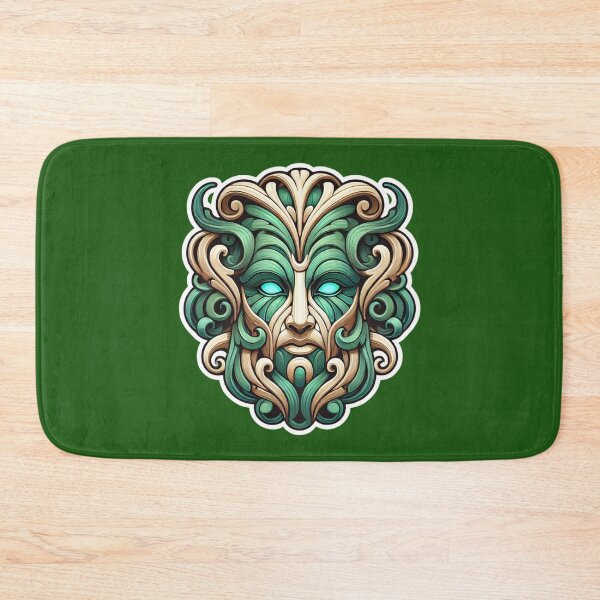 Item preview, Art Nouveau Greenman Print designed and sold by PinUpPizzazz.
