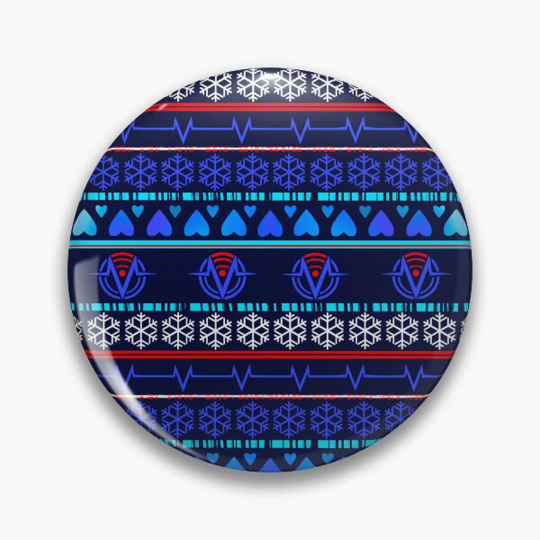 Item preview, Vox _ Christmas pattern_ Blue edition designed and sold by Cinnamonroll618.