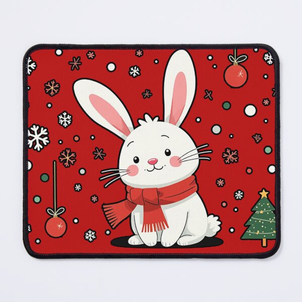 Item preview, Cute Bunny Rabbit Christmas  designed and sold by ResistNormality.