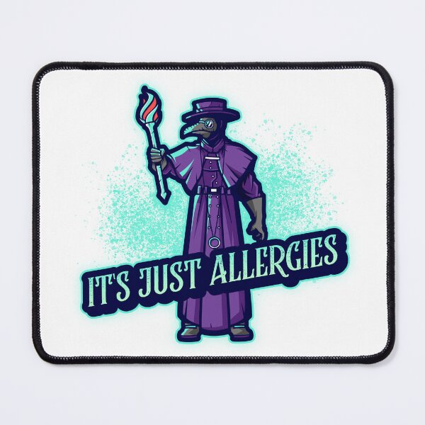 Item preview, It's just allergies Plague Doctor t-shirt designed and sold by tattookaz.