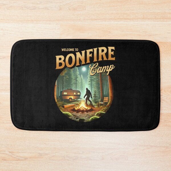 Item preview, Bigfoot Camping Adventure – Bonfire Camp Retro Design for Nature Lovers designed and sold by MarketMavenGift.