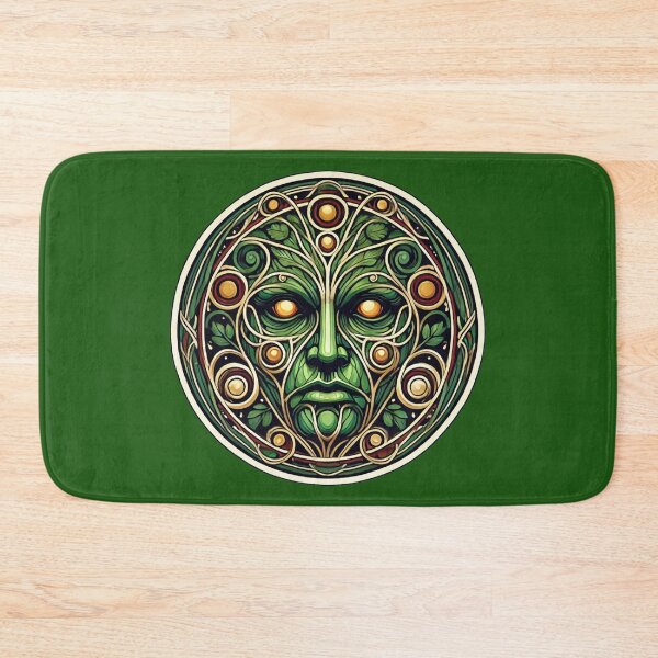 Item preview, Art Nouveau Greenman Print designed and sold by PinUpPizzazz.