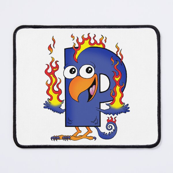 Item preview, Letter P Phoenix designed and sold by alphatoons.