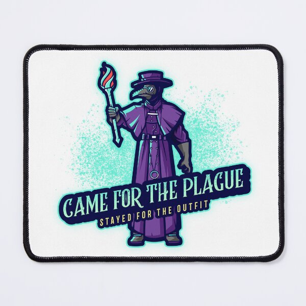 Item preview, Came for the plague stayed for the outfit T-shirt designed and sold by tattookaz.