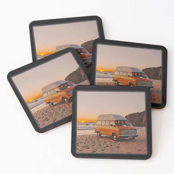 Item preview, Antique car on the beach in the evening designed and sold by PTDIGITALART88.