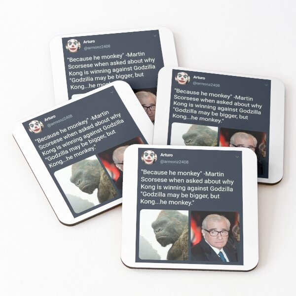 Item preview, Martin Scorsese: "Because He Monkey" designed and sold by JoshToomesFilms.