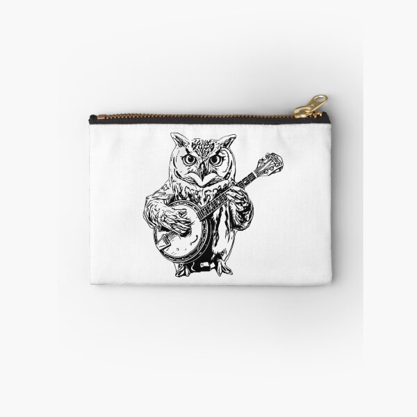 Item preview, A Great Horned Owl playing Banjo designed and sold by spinningvisions.