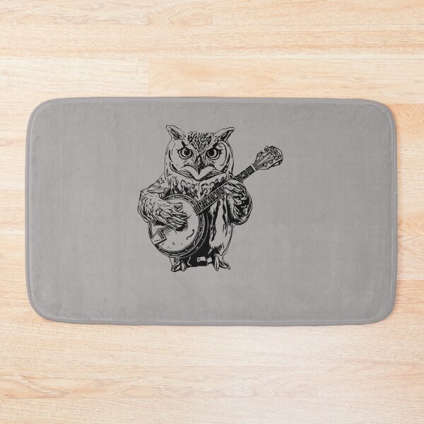 Item preview, A Great Horned Owl playing Banjo designed and sold by spinningvisions.